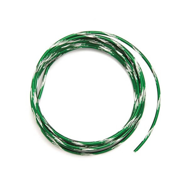 Hilo aluminio bicolor Ø 2mm/2m, verde oscuro