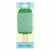 Baker's twine, ficelle bicolore vert/blanc, 15m