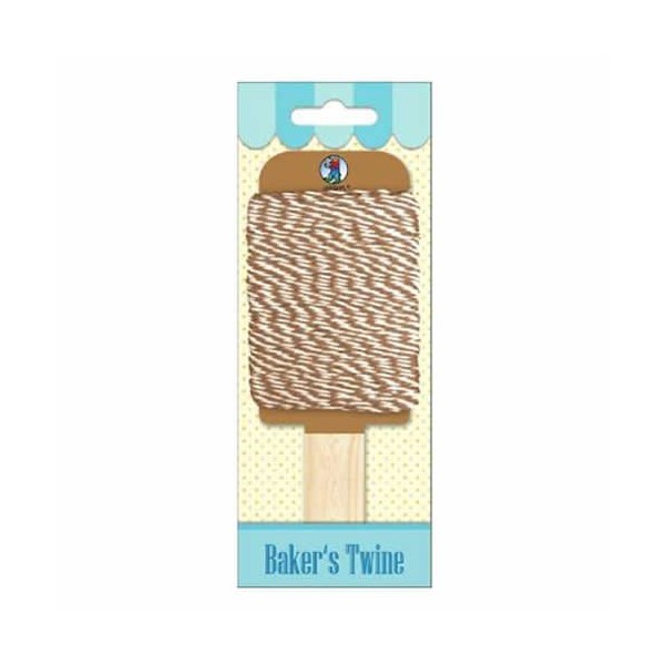 Baker's twine, light brown-white, 15m