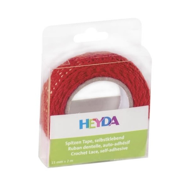 Adhesive Lace 15mm/2m, red