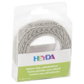 Adhesive Lace 15mm/2m, grey