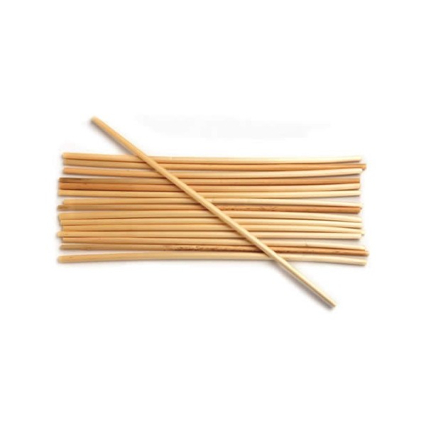 Straws natural, 22cm/50pcs