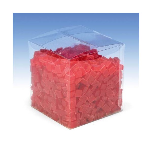 Wax cubes, 500g, red
