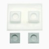Candle holder mould square, 7x7cm