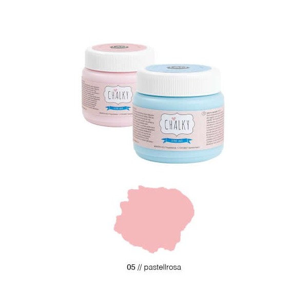Chalky peinture craie 150ml, rose