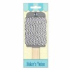 Baker's twine, ficelle bicolore gris/blanc, 15m