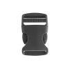 Black plastic buckle / closure, 32 mm, 2 pieces