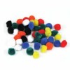 Pompons 25mm, mix, 25 pces