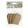 Cork Tags, Etiketten aus Kork 37x60mm, 6 Stk