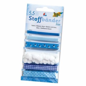 Assortiment de rubans Folia bleu