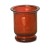 Candle jar, 7cm, orange