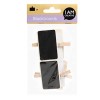 Mini black board with peg, 4 pcs