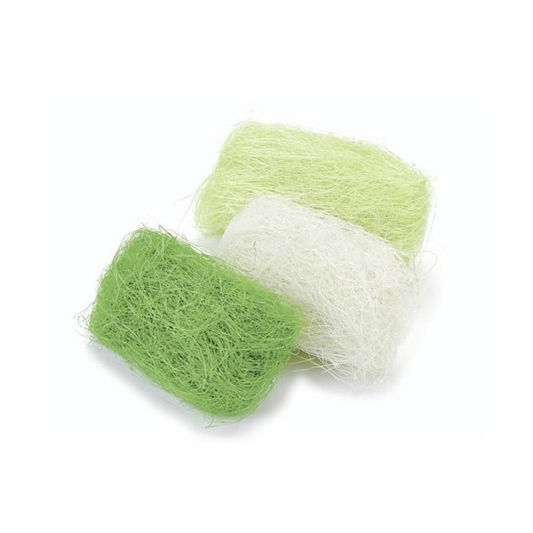 Abaca fibres, 3x10g, green