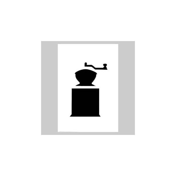 Irisfaltstanzkarten kaffeemühlen mit Kuverts
