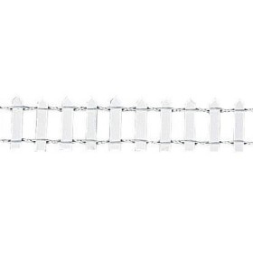 Mini Wooden fence 90x3cm white