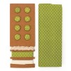 Textile set Lili Rose, polka dots green