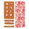 Textile set Lili Rose, flowers pink / yellow