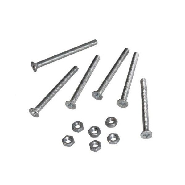 Screw-set / nuts , 12 pcs