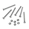 Screw-set / nuts , 12 pcs