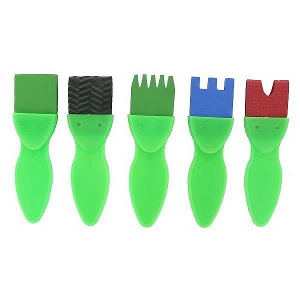 Fancy Foam Brush 40mm, 5 pcs