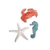 Figurines décoratives thème marin, 4-6cm, 3 pcs
