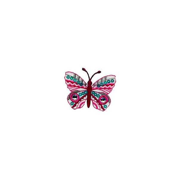 Motiv Schmetterling aufbügelbar, 6.5x4cm
