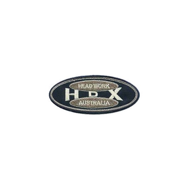 Motiv aufbügelbar, Head Work HDX 10.2x4.3cm