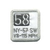 Iron-on motif  58 NY-57, 4.7x4.7cm