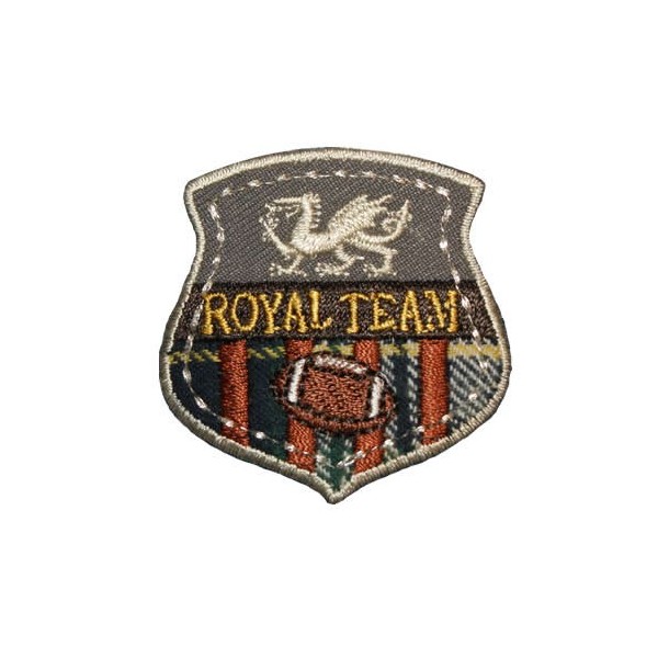 Motiv aufbügelbar, Royal Team 4.5x5cm
