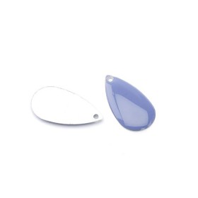 Enamel drop lilac, 5 pcs