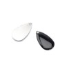 Enamel drop black, 5 pcs