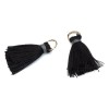 Tassel 20mm, black, 2 pcs