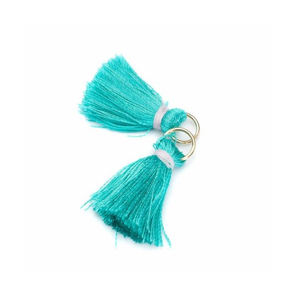 Tassel 20mm, turquese, 2 pcs