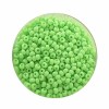 Rocailles opaques 2.6mm, vert tilleul, 17g