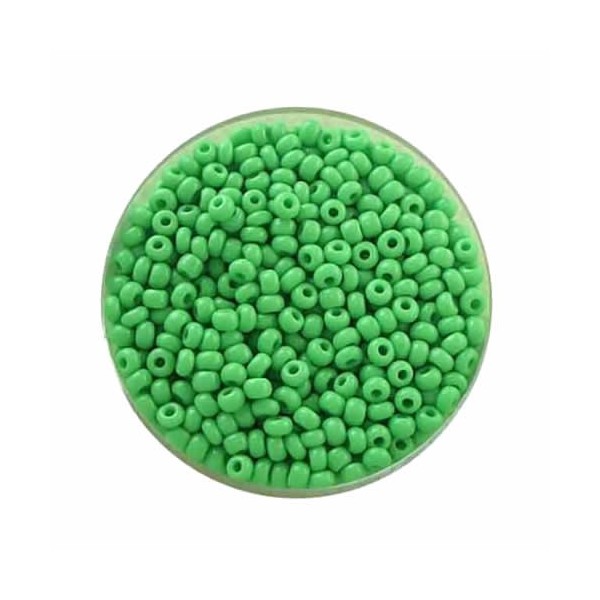 Rocailles 2.6mm, meadow green, 17g