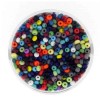 Perles mix, 17g, couleurs vives, 2.6mm