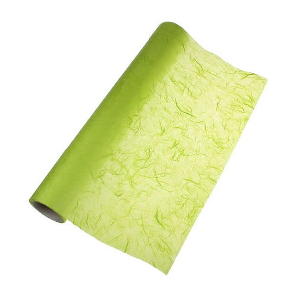 Papier de soie paillé, vert