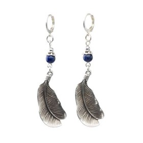 Hanging feather 37x16mm, 1 pce