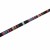 Ethnic cord, cotton, Ø6mm/1m, black / pink