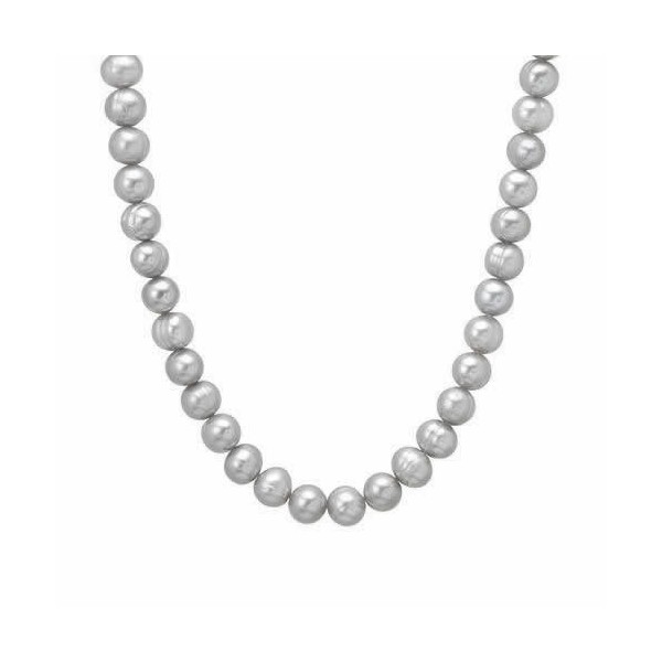Perles rondes nacrées gris clair,  Ø5mm, +/-70pcs