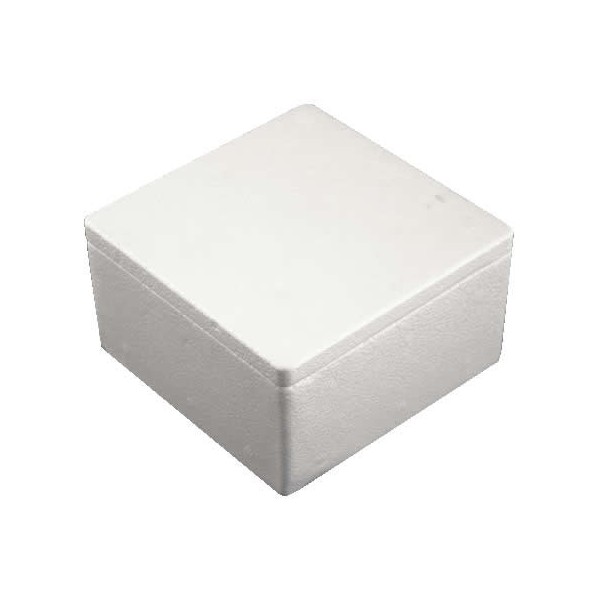 Boîte carrée, couvercle plat 135x135mm