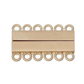 Cierre iman 6 filas, 35x22mm, 1 pz
