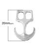 Hook anchor clasp 20x14mm, 4 pcs