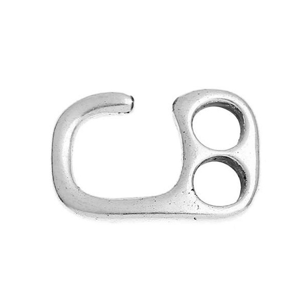 Hook rectangle clasp 26x17mm, 4 pcs