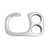 Hook rectangle clasp 26x17mm, 4 pcs