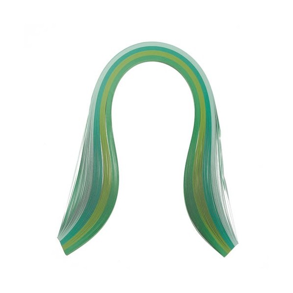 Bandes de papier pour Quilling - vert