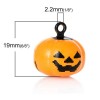 Pumpkins Bells 19mm, 5 pcs