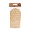 Paper sachets food grade, kraft with dots, 6 pcs