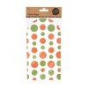 Sachet en papier, orange/vert, 6 pcs