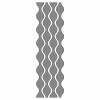 Plantilla ondas 13x40cm